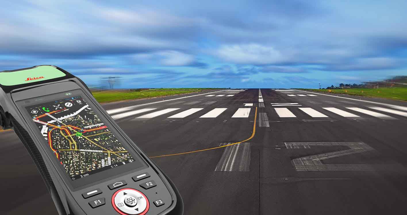 Solutions Leica Geosystems de génie civil – Aéroports – Maintenance – Entretien des infrastructures